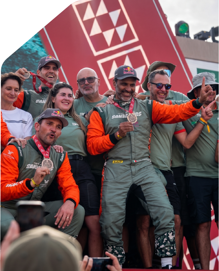 Dakar podium