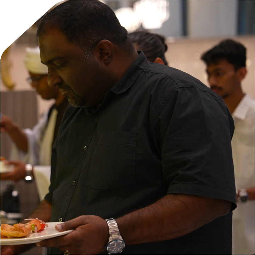 Iftar moment