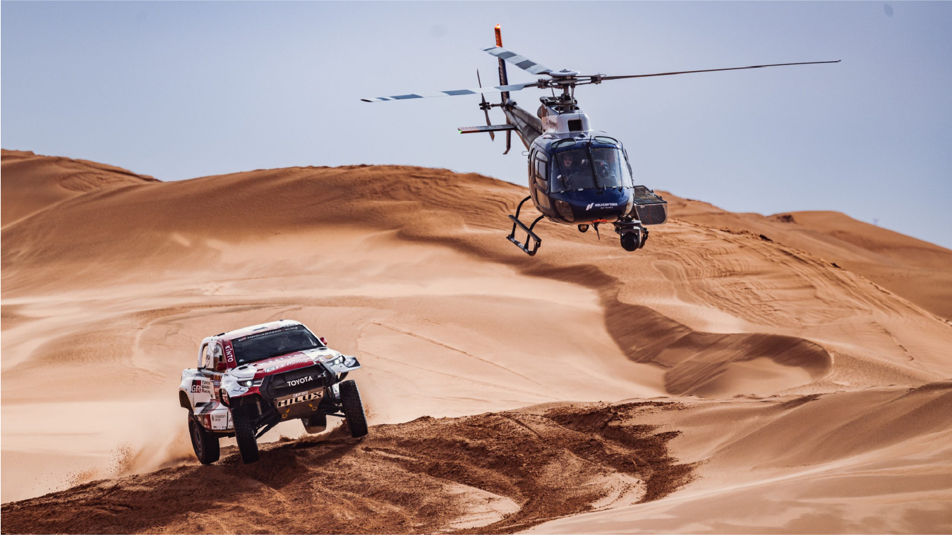 Dakar Rally desert stage