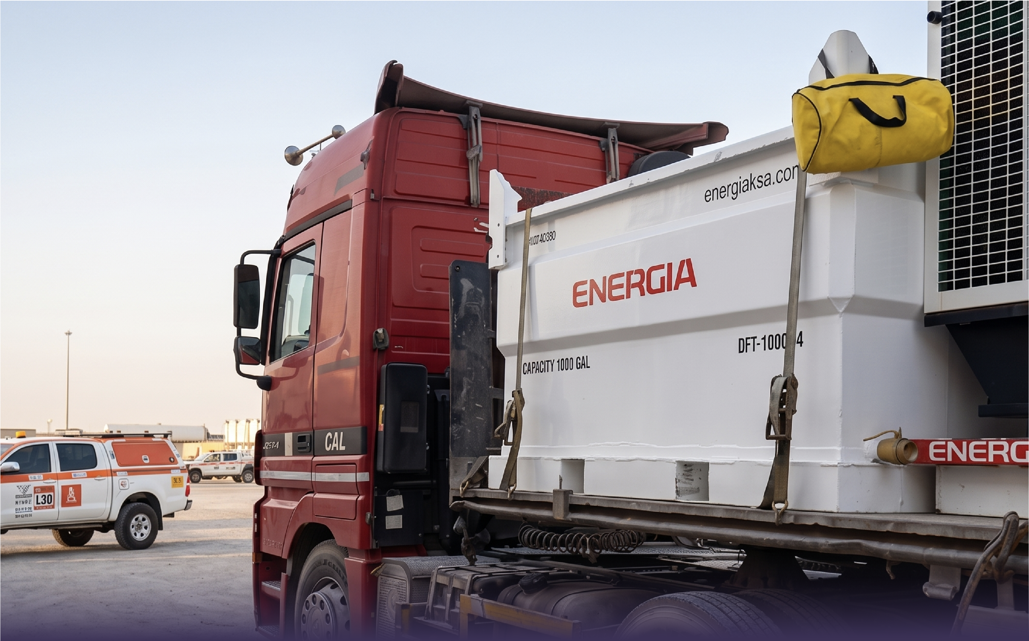 Energia tanker unit in transit