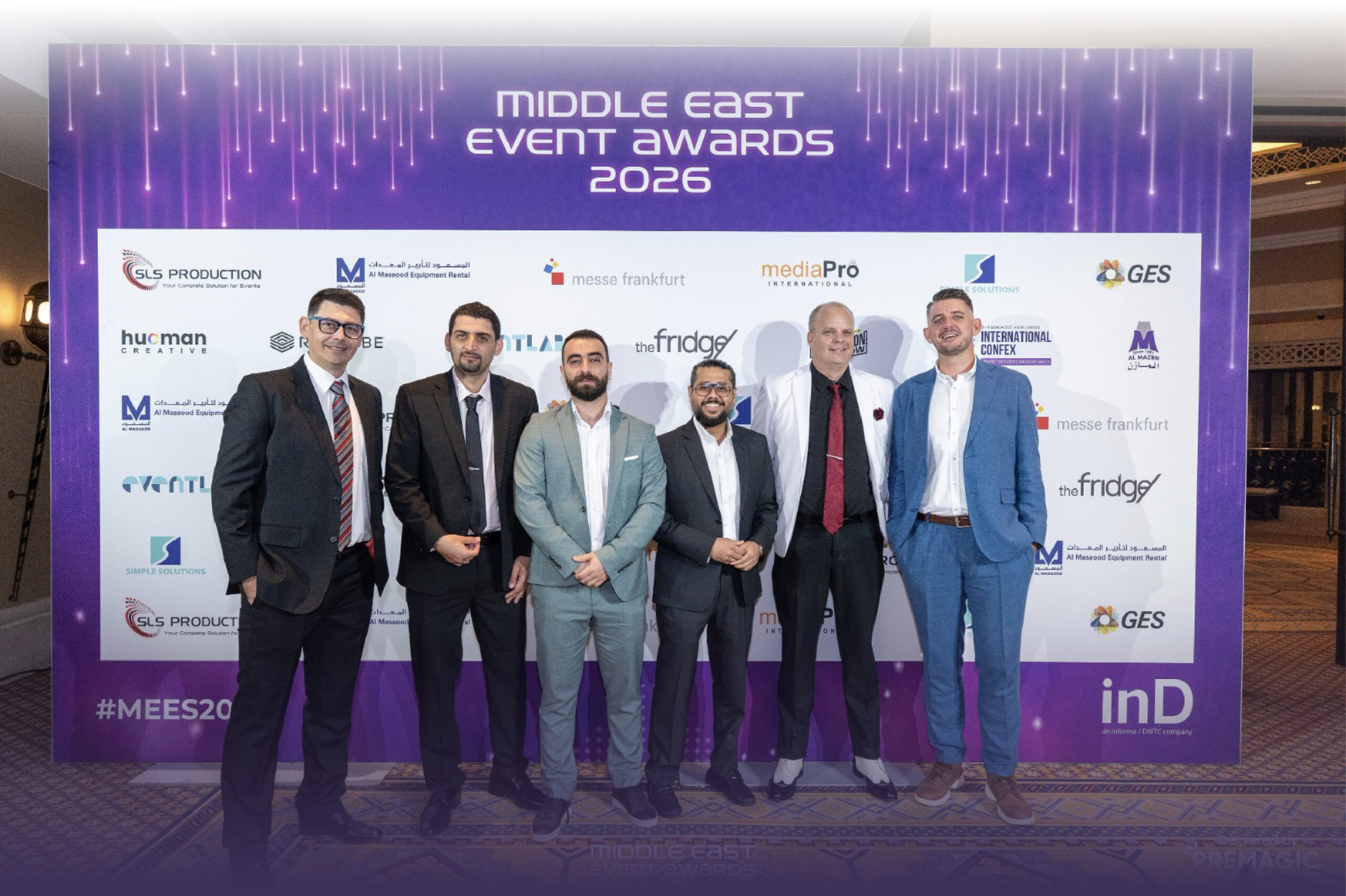 Energia team at the Middle East Event Awards 2026